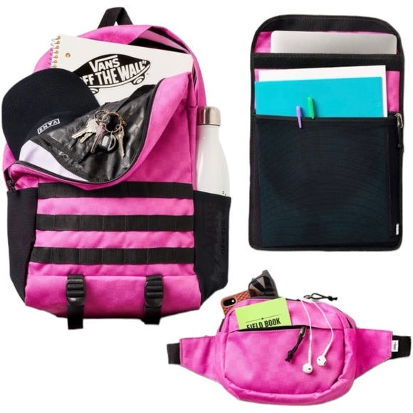 VANS 3-in-1 Transplant Backpack in Rosebud Pink - Picture 3 of 8